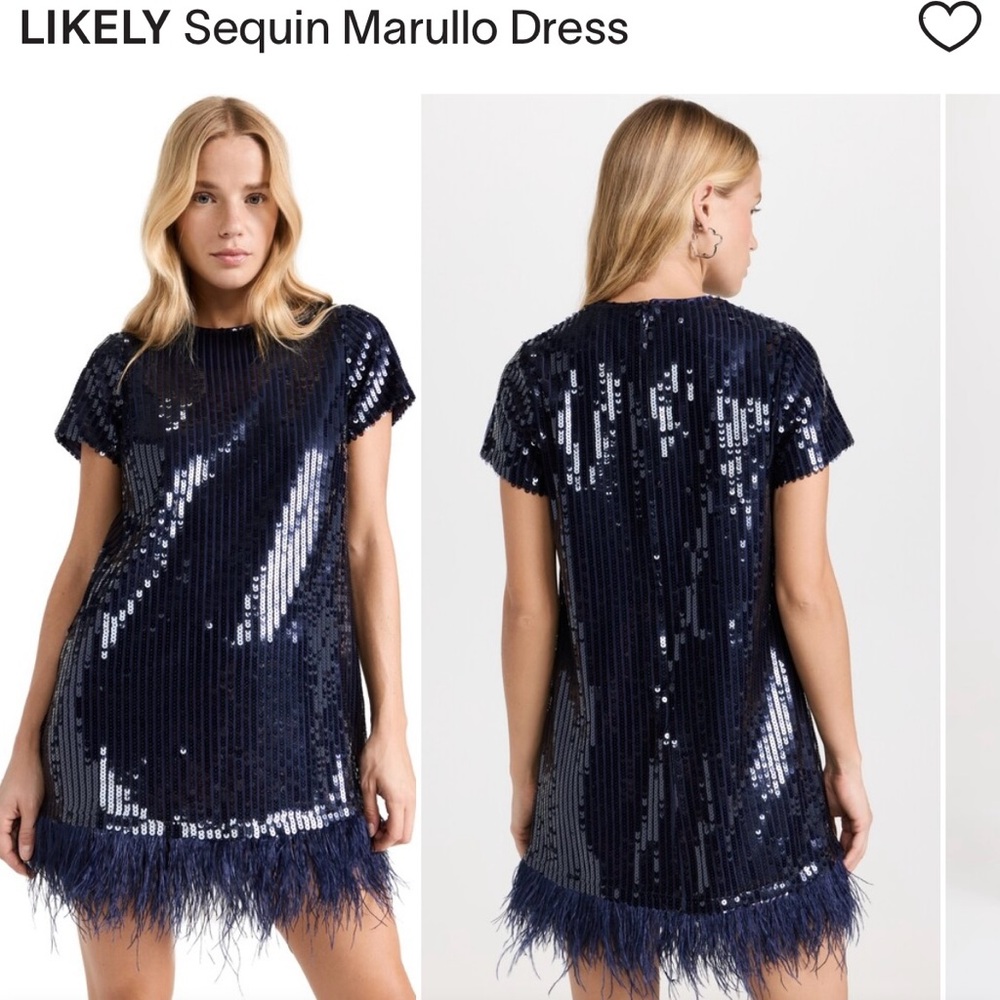 LIKELY Sequin Marullo Dress, Size 10